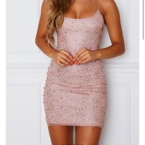 White fox boutique Made you look dress size Small